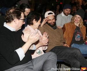 Concord Theatricals Record Producer Sean Patrick Flahaven, Lynn Ahrens, Brandon Urano Photo