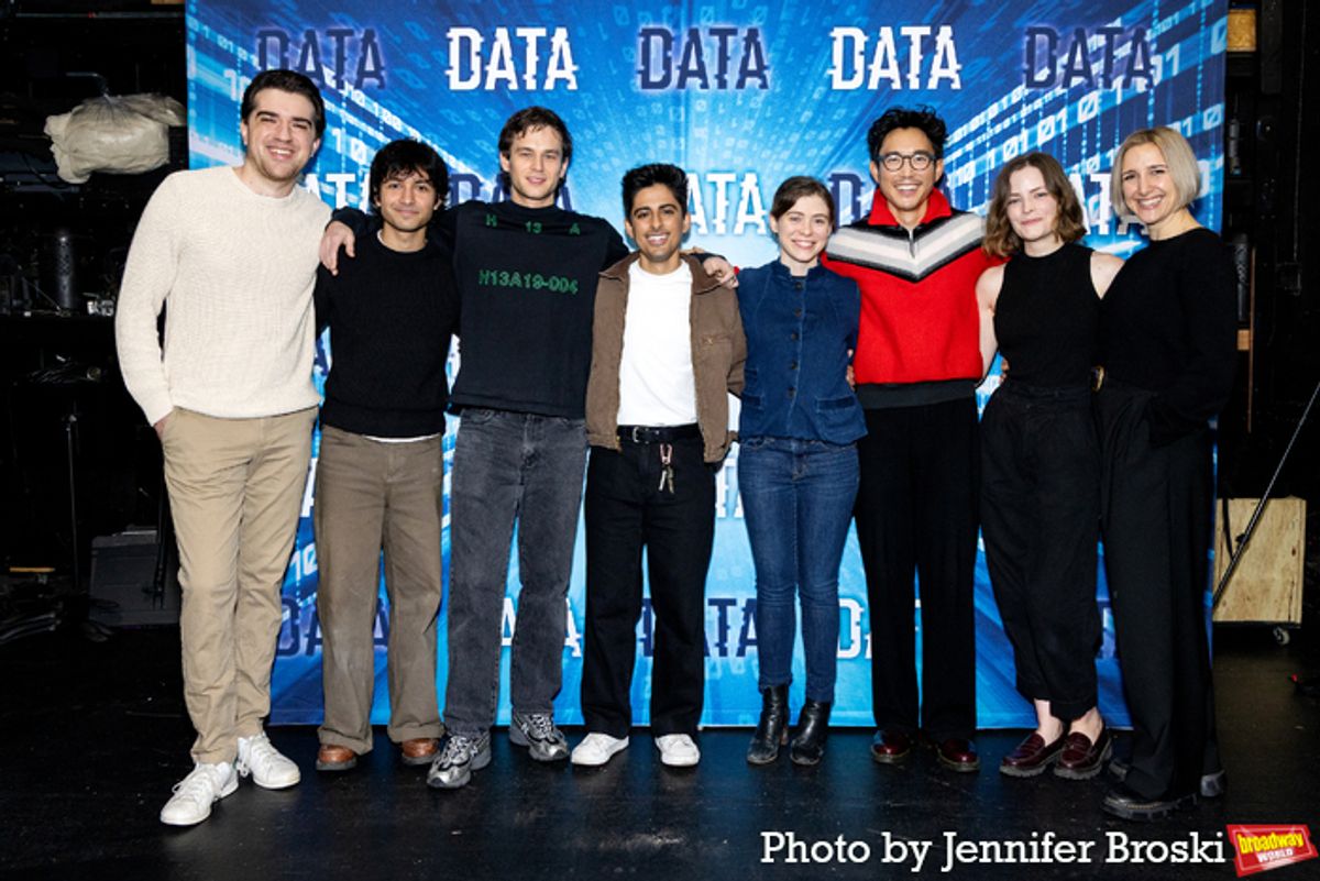 Matthew Libby, Rishi Golani, Brandon Flynn, Karan Brar, Sophia Lillis, Justin H. Min, Lexi Lapp, Tyne Rafaeli at 