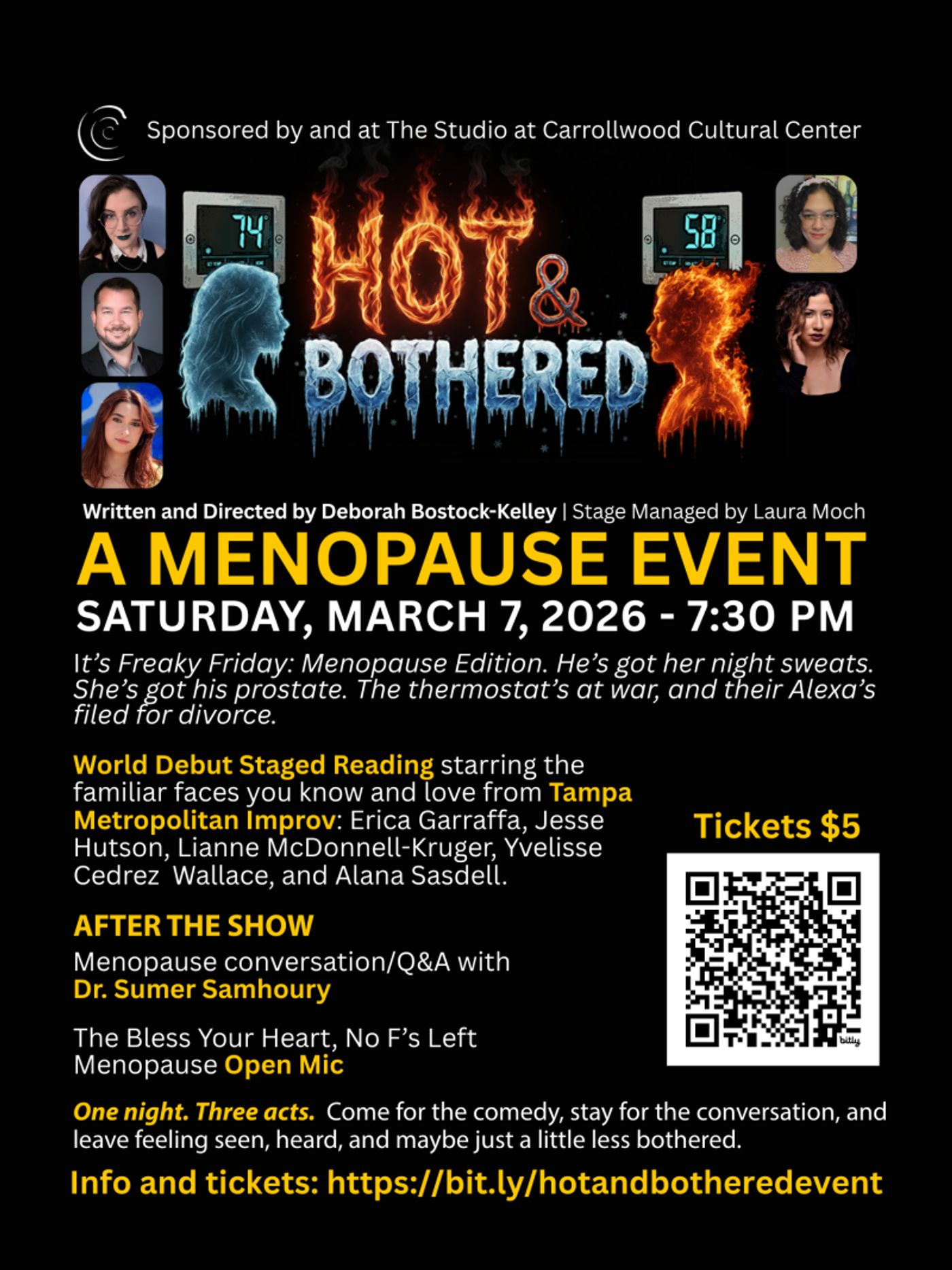 Previews: HOT AND BOTHERED at The Studio At Carrollwood Cultural Center  Image
