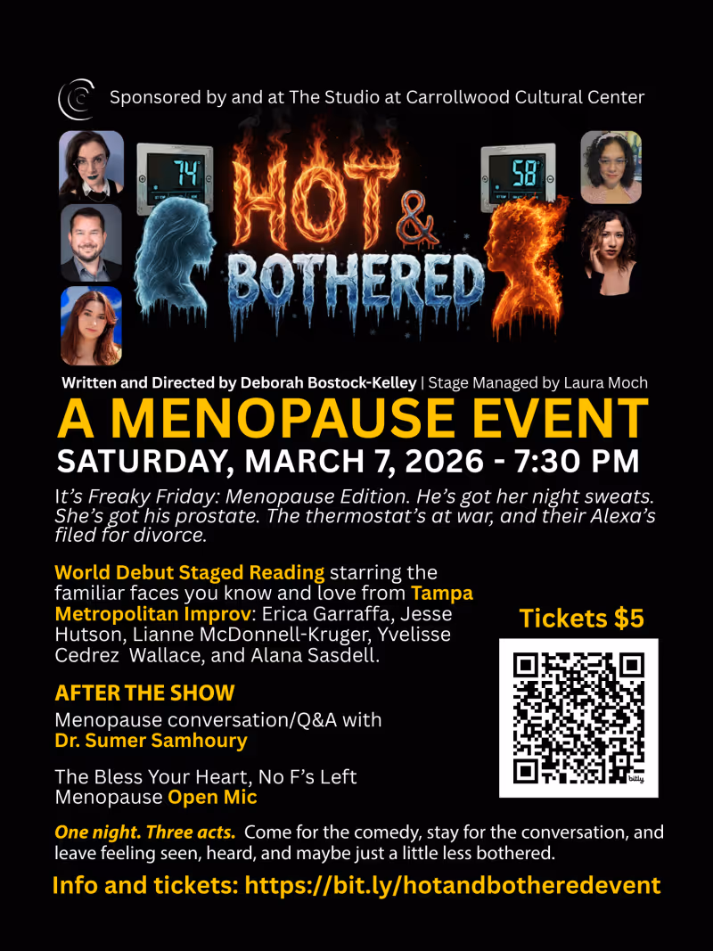 Previews: HOT AND BOTHERED at The Studio At Carrollwood Cultural Center Image
