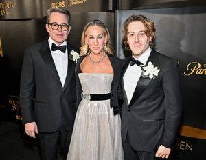 Matthew Broderick, Sarah Jessica Parker and James Wilkie Broderick  Photo