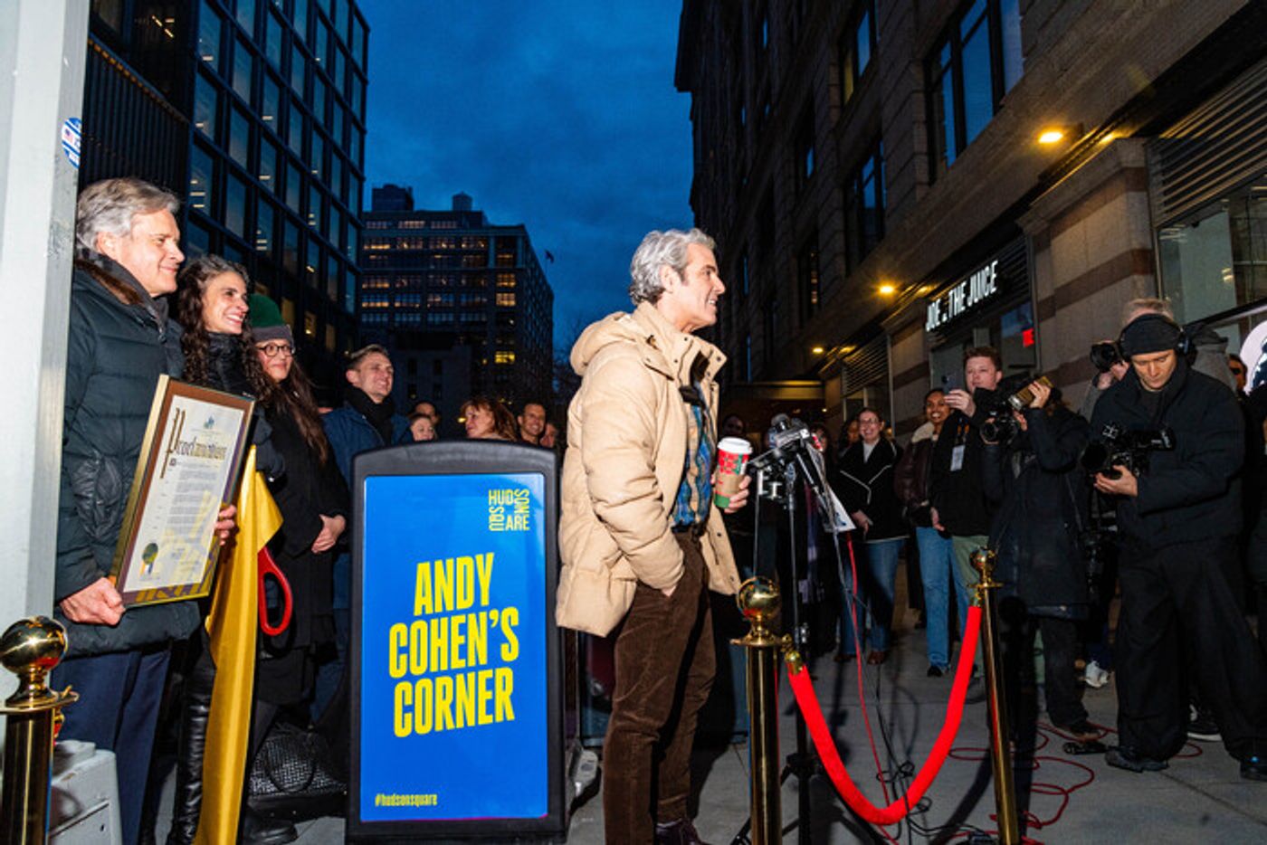 Photos: Andy Cohen Honored with ‘Andy Cohen’s Corner’ Dedication in Hudson Square Photos: Andy Cohen Honored with ‘Andy Cohen’s Corner’ Dedication in Hudson Square Image