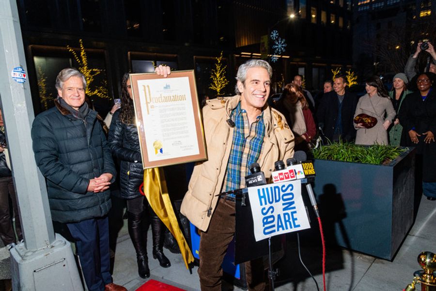 Photos: Andy Cohen Honored with ‘Andy Cohen’s Corner’ Dedication in Hudson Square Image