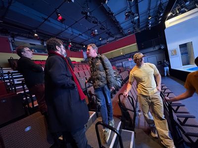 Tony Kushner visits Messy White Gays Photo