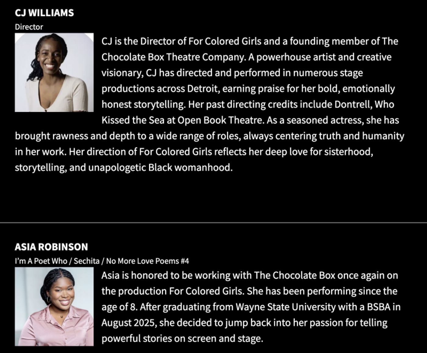 Stage Mag Spotlight: FOR COLORED GIRLS at Planet Ant Theater Stage Mag Spotlight: FOR COLORED GIRLS at Planet Ant Theater Image