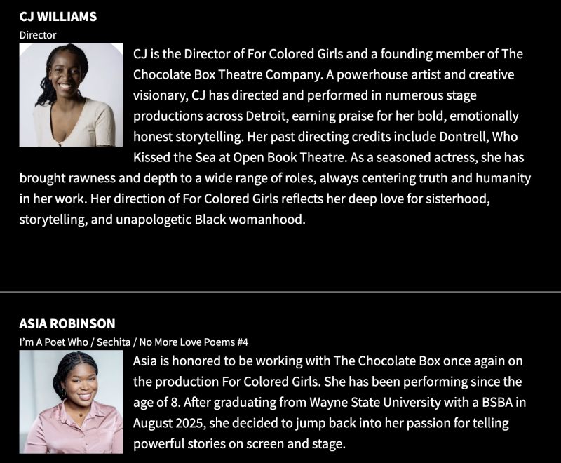 Stage Mag Spotlight: FOR COLORED GIRLS at Planet Ant Theater Image