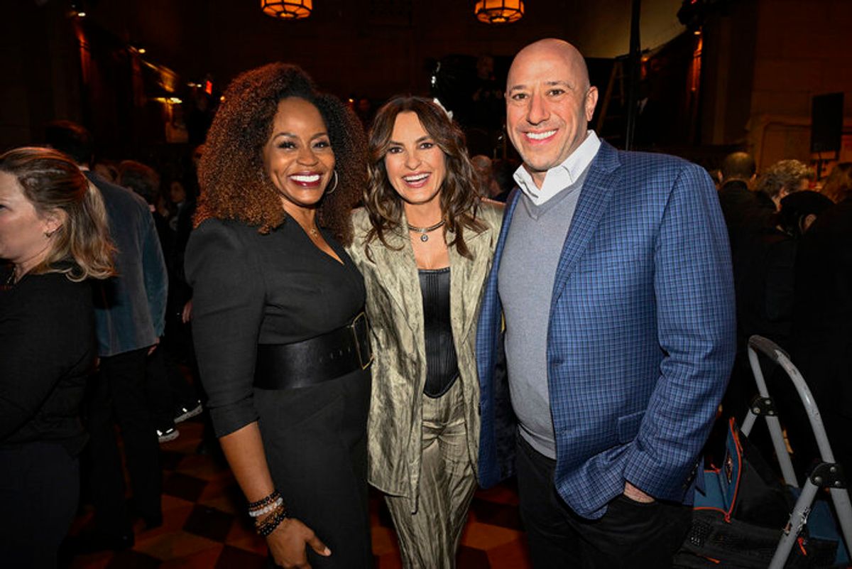 Pearlena Igbokwe, Mariska Hargitay, Matt Strauss at 