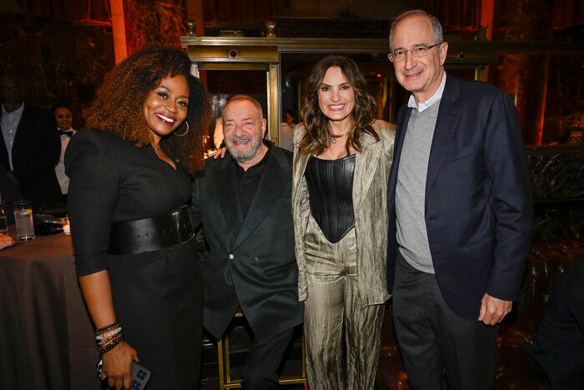 Pearlena Igbokwe,Dick Wolf, Mariska Hargitay, Brian Roberts at 