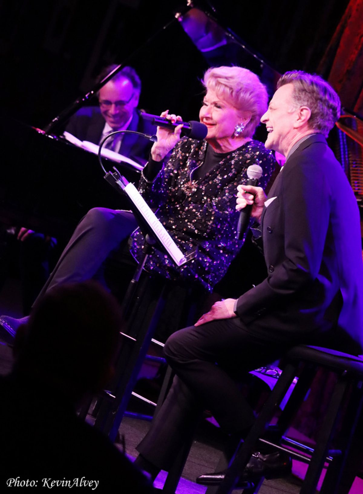 Tedd Firth, Marilyn Maye, Jim Caruso at 