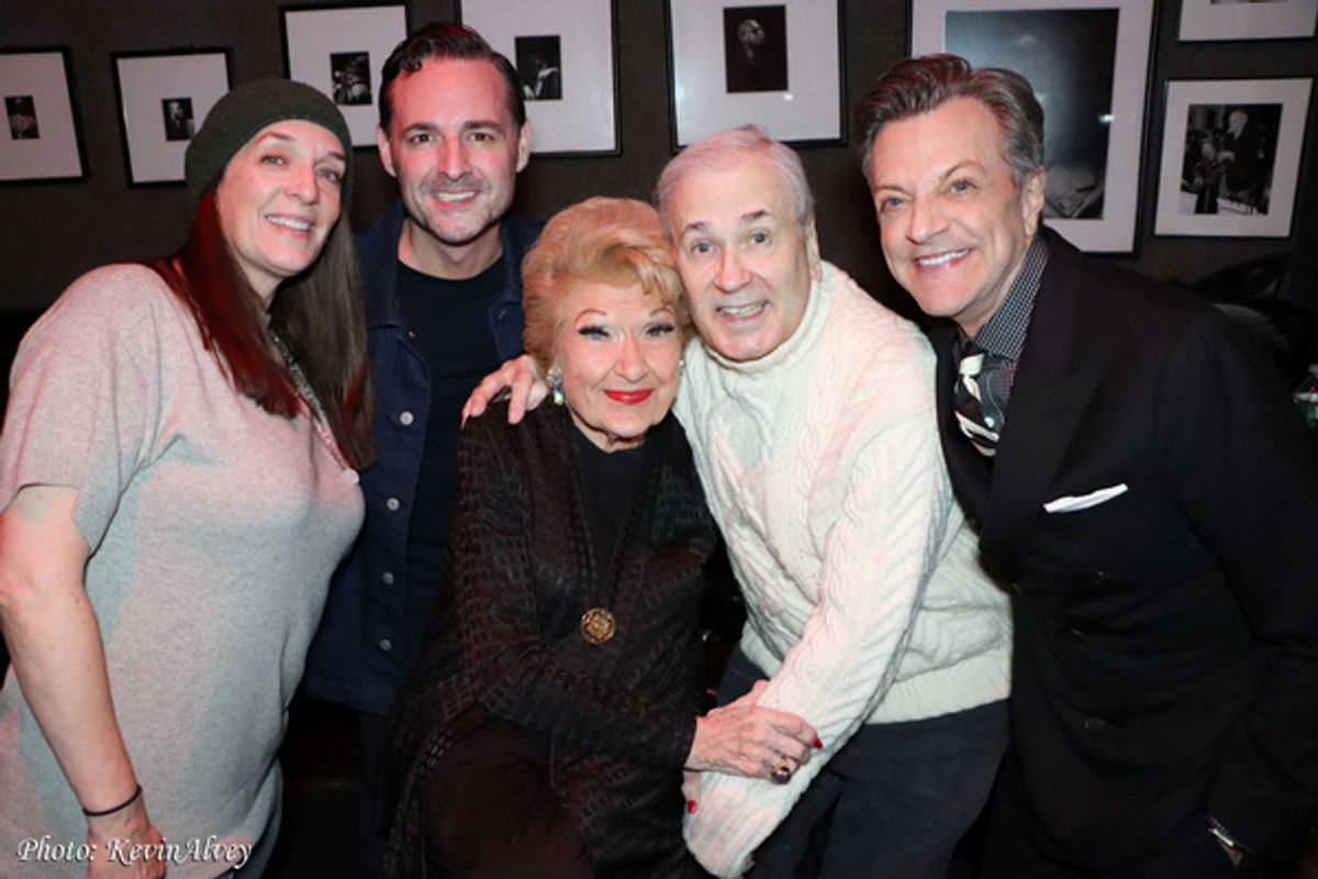 Julia Murney, Max von Essen, Marilyn Maye, LeeRoy Reams, Jim Caruso at 