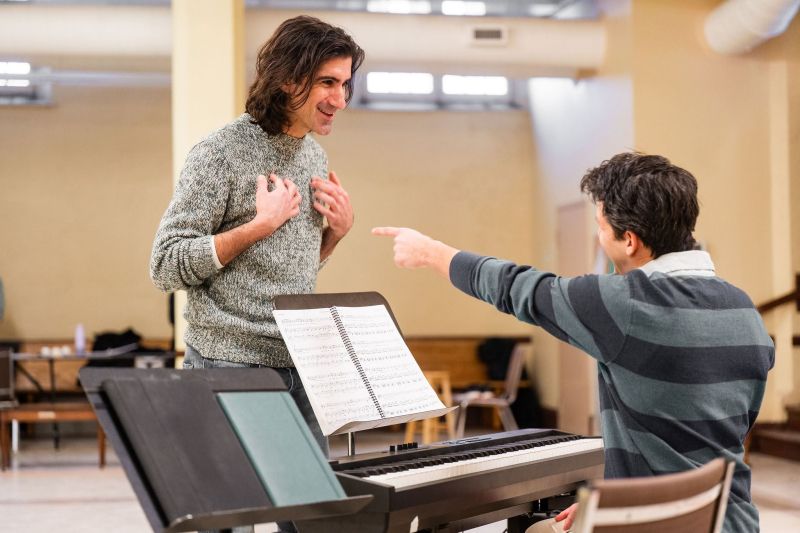 Photo of Company in rehearsal by Dahlia Katz