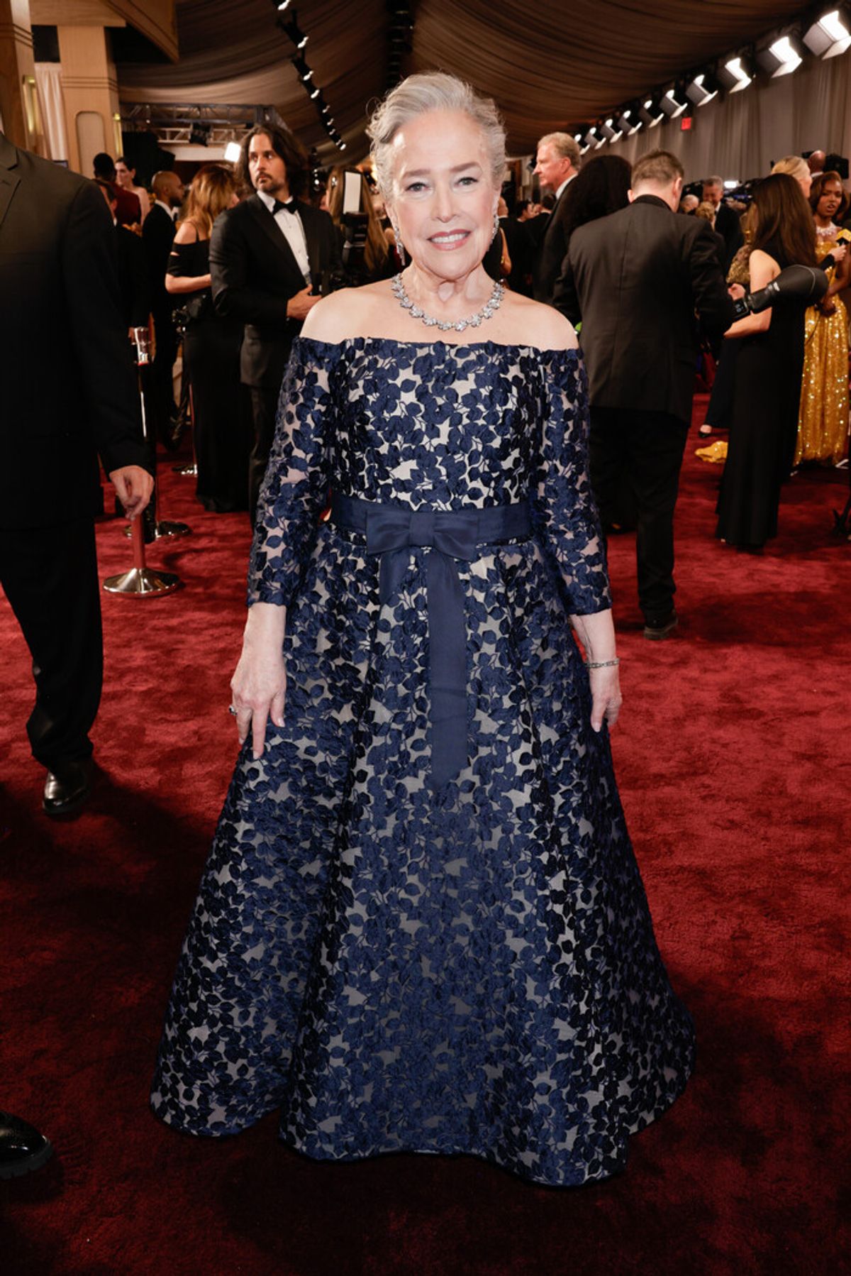 Kathy Bates at the 83RD ANNUAL GOLDEN GLOBES�®, airing live from the Beverly Hilton in Beverly Hills, California on Sunday, January 11, 2026 at 8 PM ET/5 PM PT, on CBS and streaming on Paramount+. Photo: Francis Specker/CBS ©2026 CBS Broadcasting, Inc. All Rights Reserved. at 