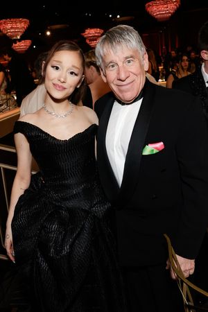 Ariana Grande and Stephen Schwartz at the 83RD ANNUAL GOLDEN GLOBES�®, airing live fr Photo