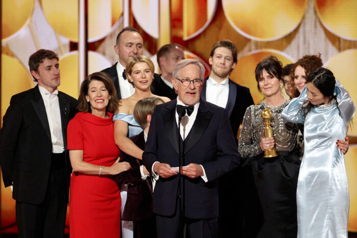 Paul Mescal, Pippa Harris, Nicolas Gonda, Jessie Buckley, Max Richter, Steven Spielberg, Joe Alwyn, Liza Marshall, Maggie O'Farrell and Chloé Zhao
 at 