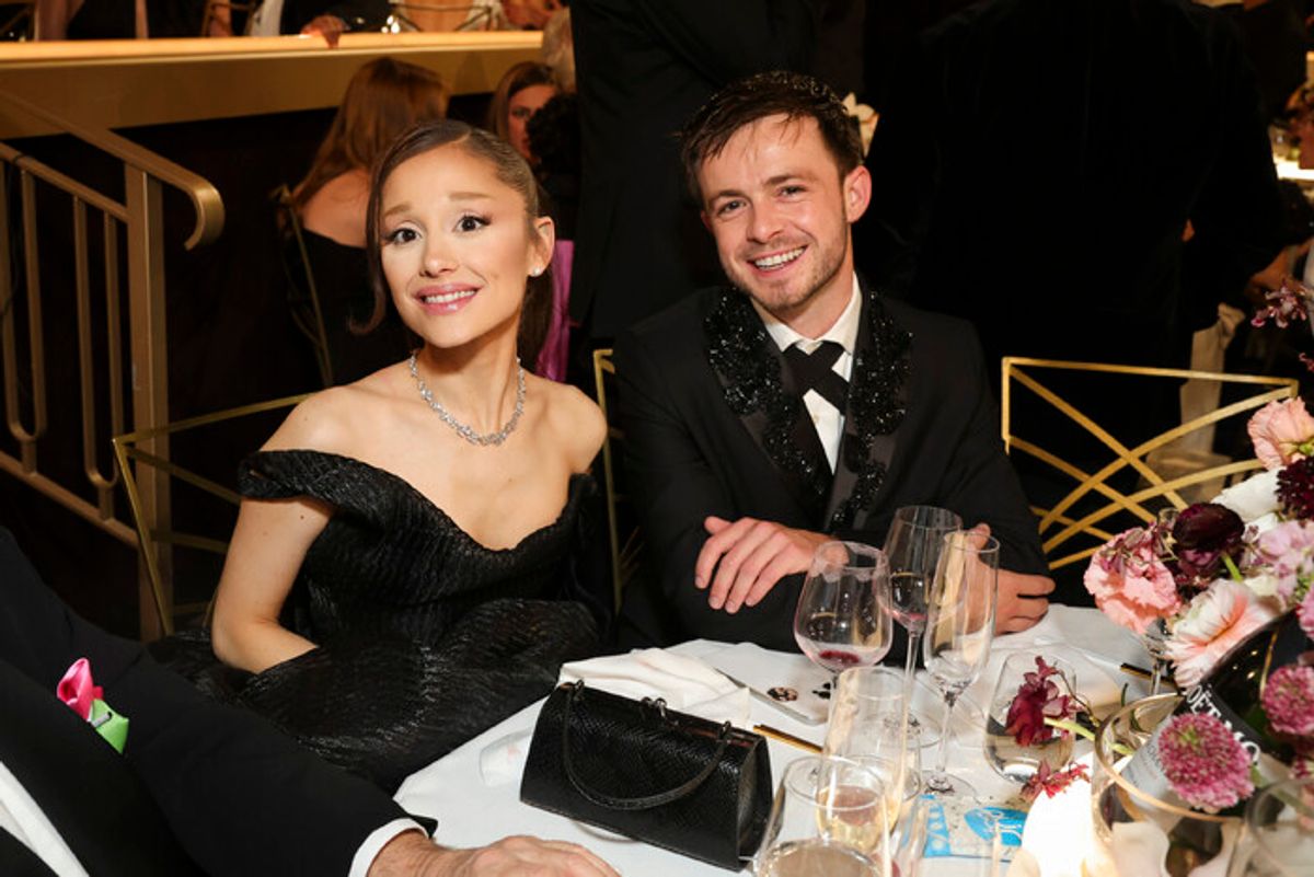 Ariana Grande and guest  at 