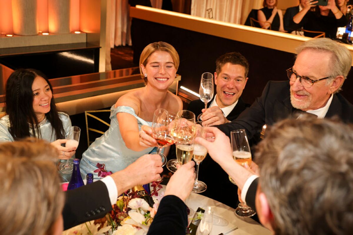 Chloé Zhao, Jessie Buckley, Steven Spielberg  at 