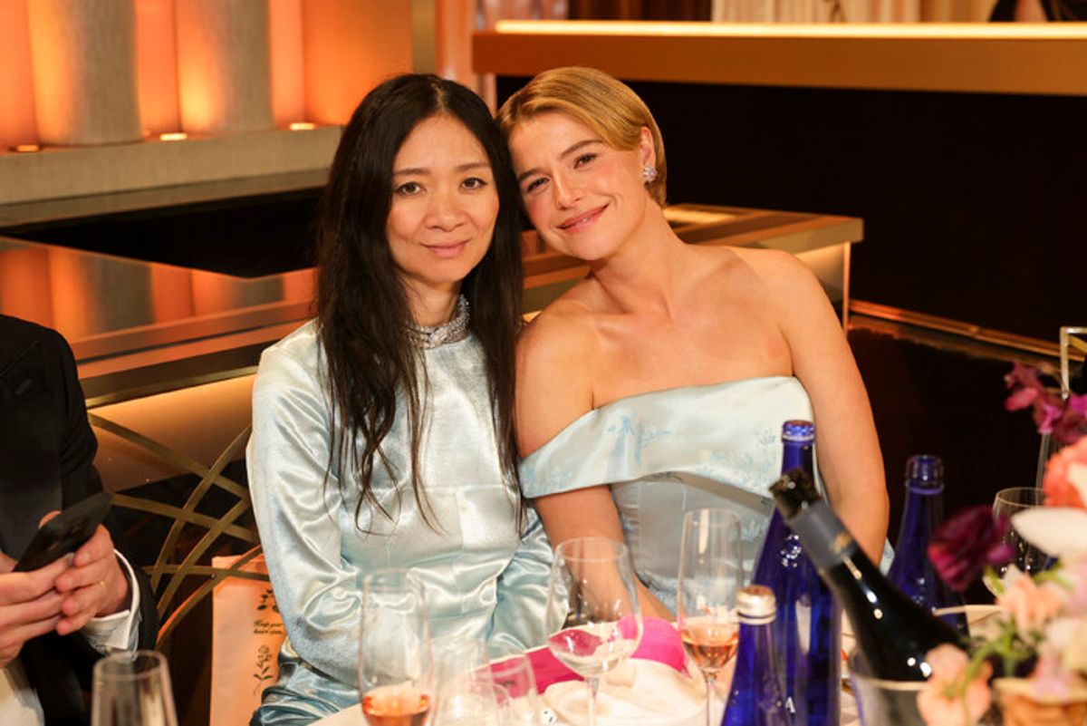Chloé Zhao and Jessie Buckley  at 