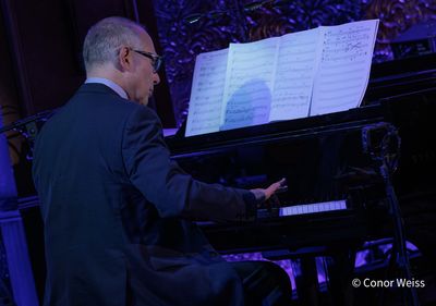Music Director Ted Rosenthal on piano. Photo credit: Conor Weiss Photo