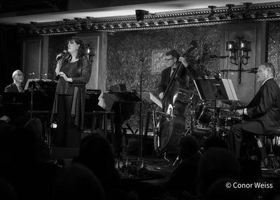 Ann Hampton Callaway and the band (Ted Rosenthal, Martin Wind, Tim Horner). Photo cre Photo