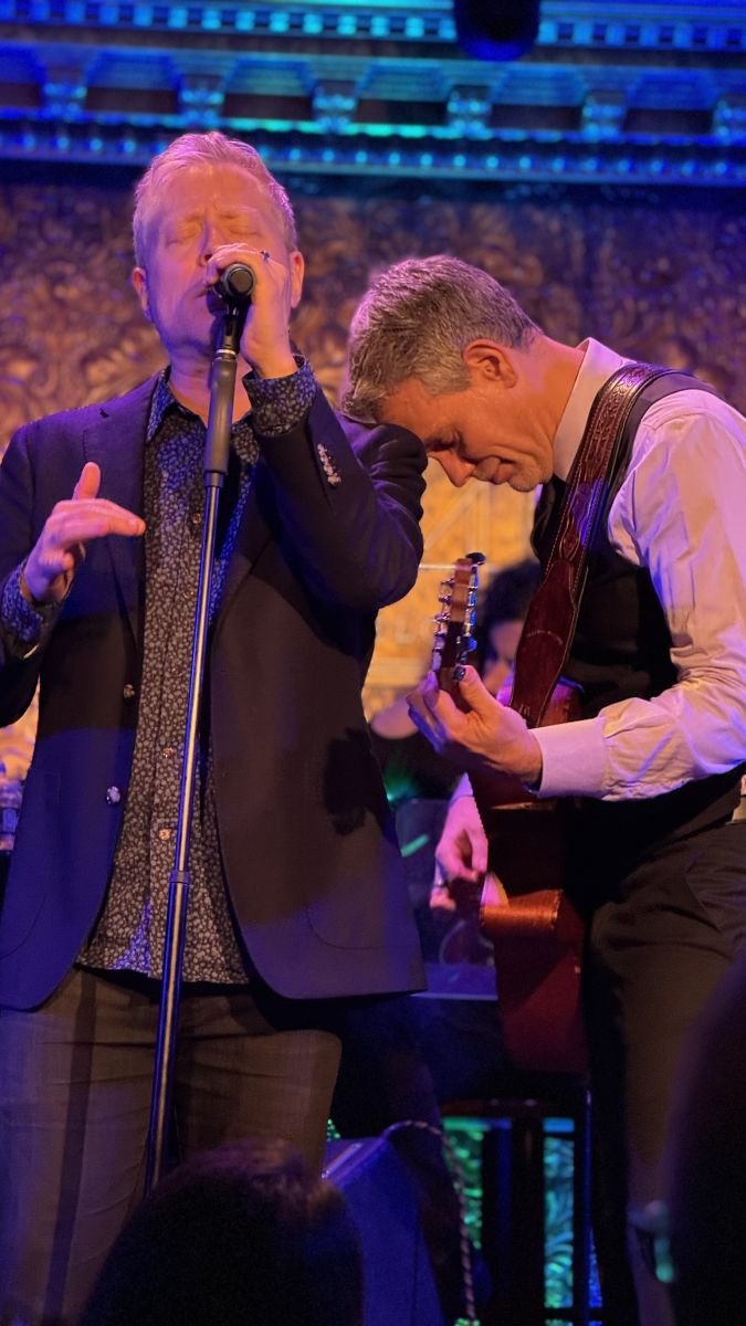 Review: Adam Pascal & Anthony Rapp Celebrate Friendship and Legacy at 54 Below  Image