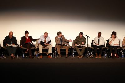 LOS ANGELES, CALIFORNIA - JAN 09: __ seen at The Stella Adler Academy Of Acting - Los Photo