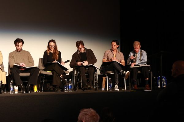 LOS ANGELES, CALIFORNIA - JAN 09: __ seen at The Stella Adler Academy Of Acting - Los Photo