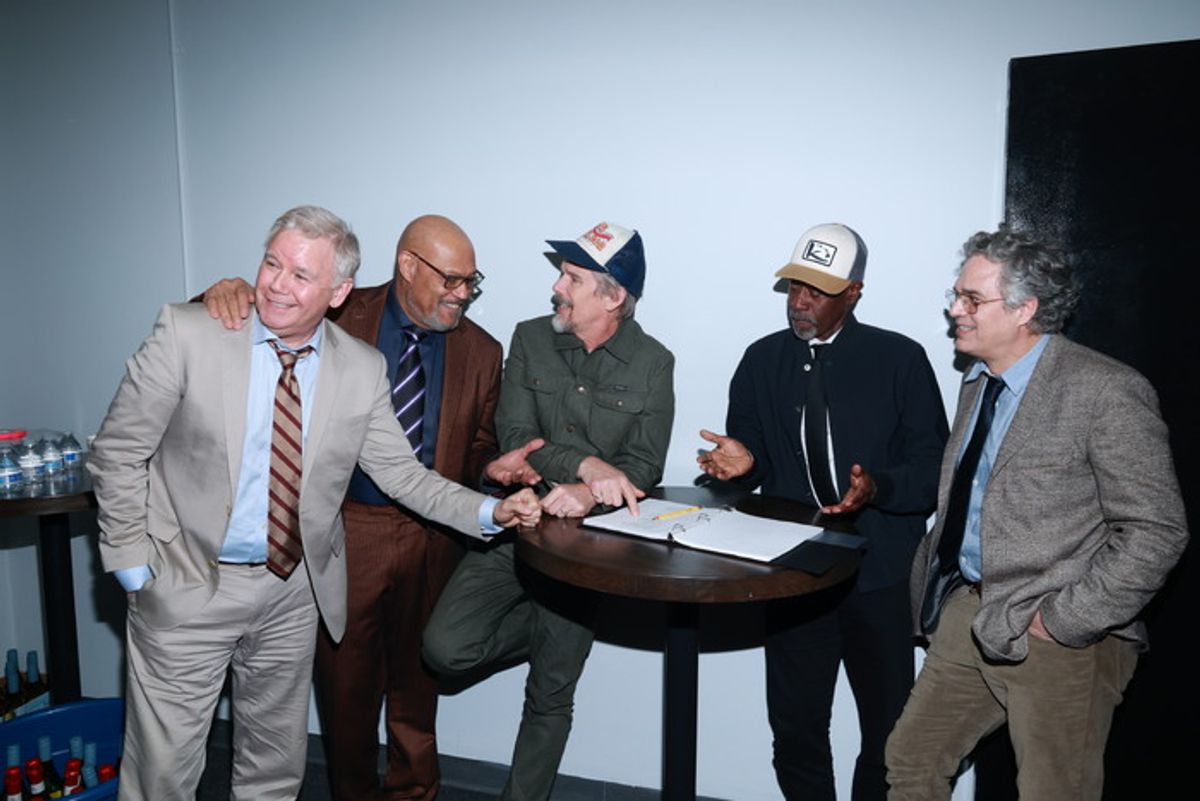 Spencer Garrett, Laurence Fishburne, Ethan Hawke, Don Cheadle and Mark Ruffalo at 