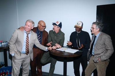 Spencer Garrett, Laurence Fishburne, Ethan Hawke, Don Cheadle and Mark Ruffalo Photo