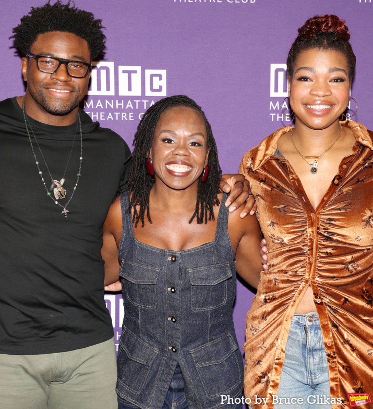 Okieriete Onaodowan, Playwright/Director Ngozi Anyanwu and Aigner Mizzelle at 