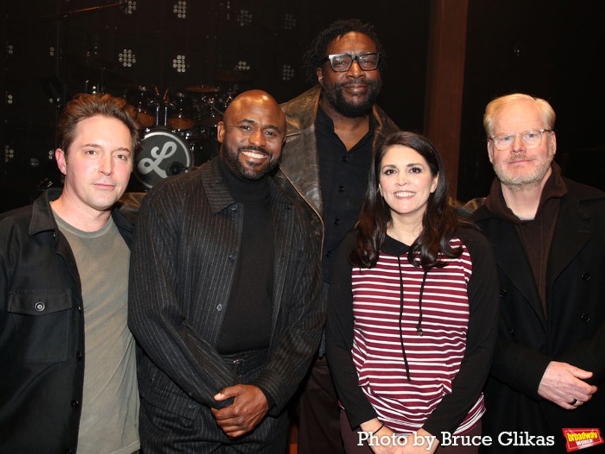 Beck Bennett, Wayne Brady, Questlove, Cecily Strong and Jim Gaffigan at 