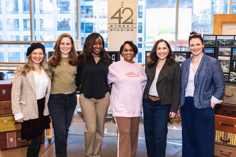 Photos: Jeannette Bayardelle, Andréa Burns and More in COME FROM AWAY Rehearsals at Paper Mill  Image