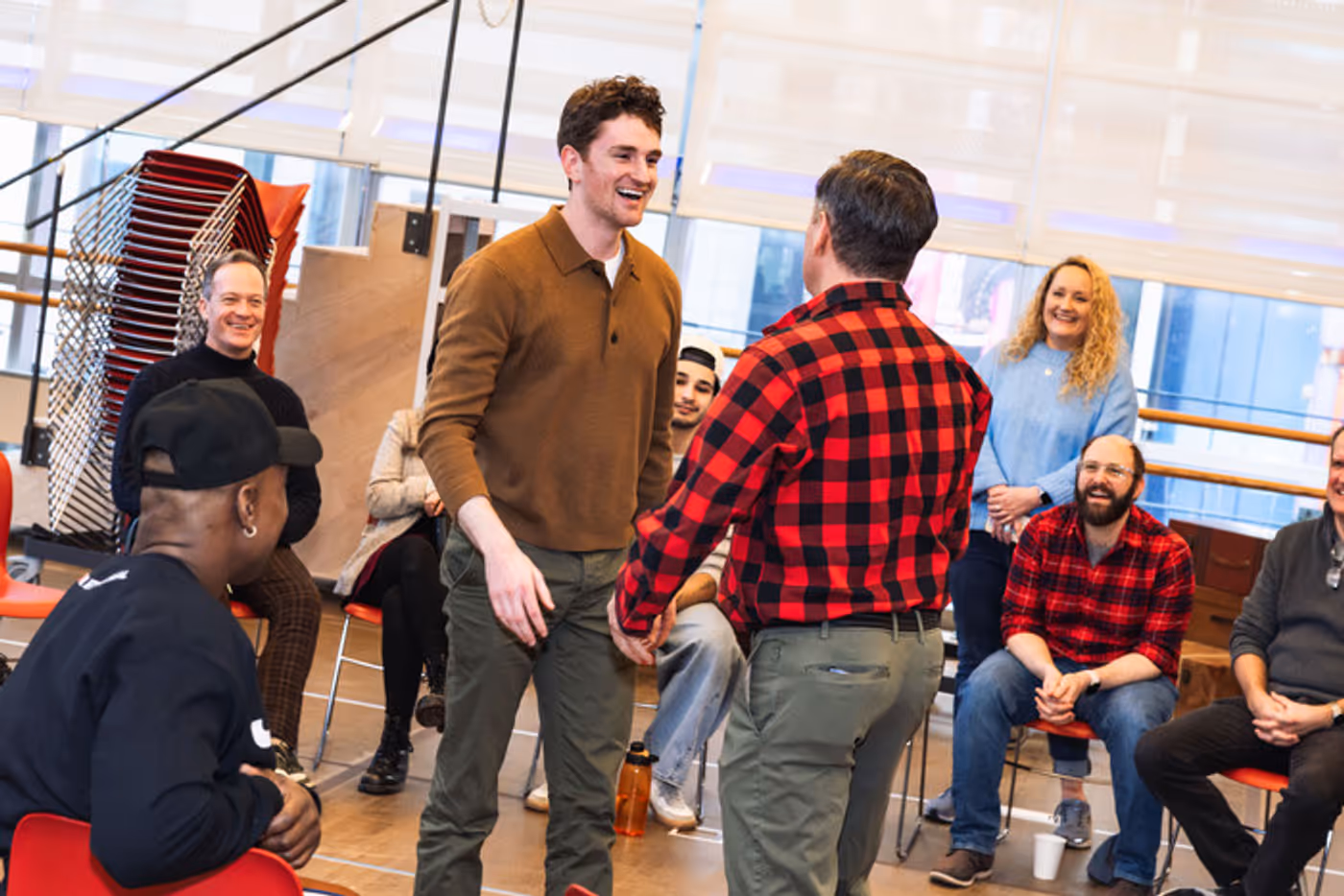 Photos: Jeannette Bayardelle, Andréa Burns and More in COME FROM AWAY Rehearsals at Paper Mill Photos: Jeannette Bayardelle, Andréa Burns and More in COME FROM AWAY Rehearsals at Paper Mill Image