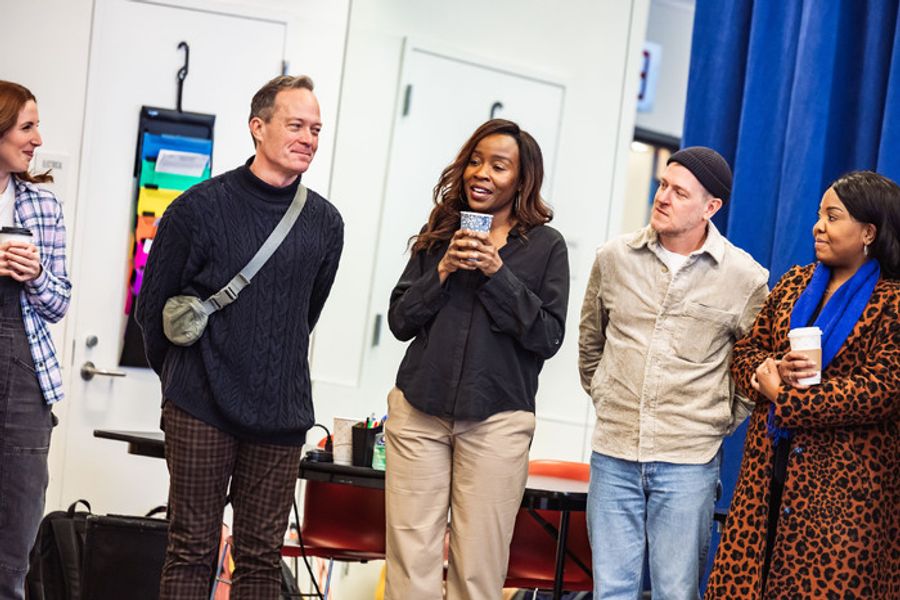Photos: Jeannette Bayardelle, Andréa Burns and More in COME FROM AWAY Rehearsals at Paper Mill  Image