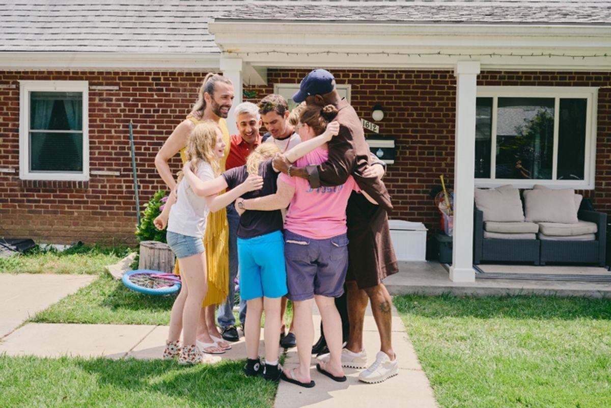 Jonathan Van Ness, Tan France, Antoni Porowski, Kate Janosko, Karamo Brown at 