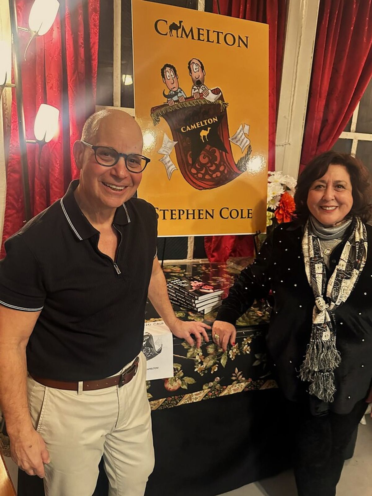 Stephen Cole, Jocelyn Weston at 