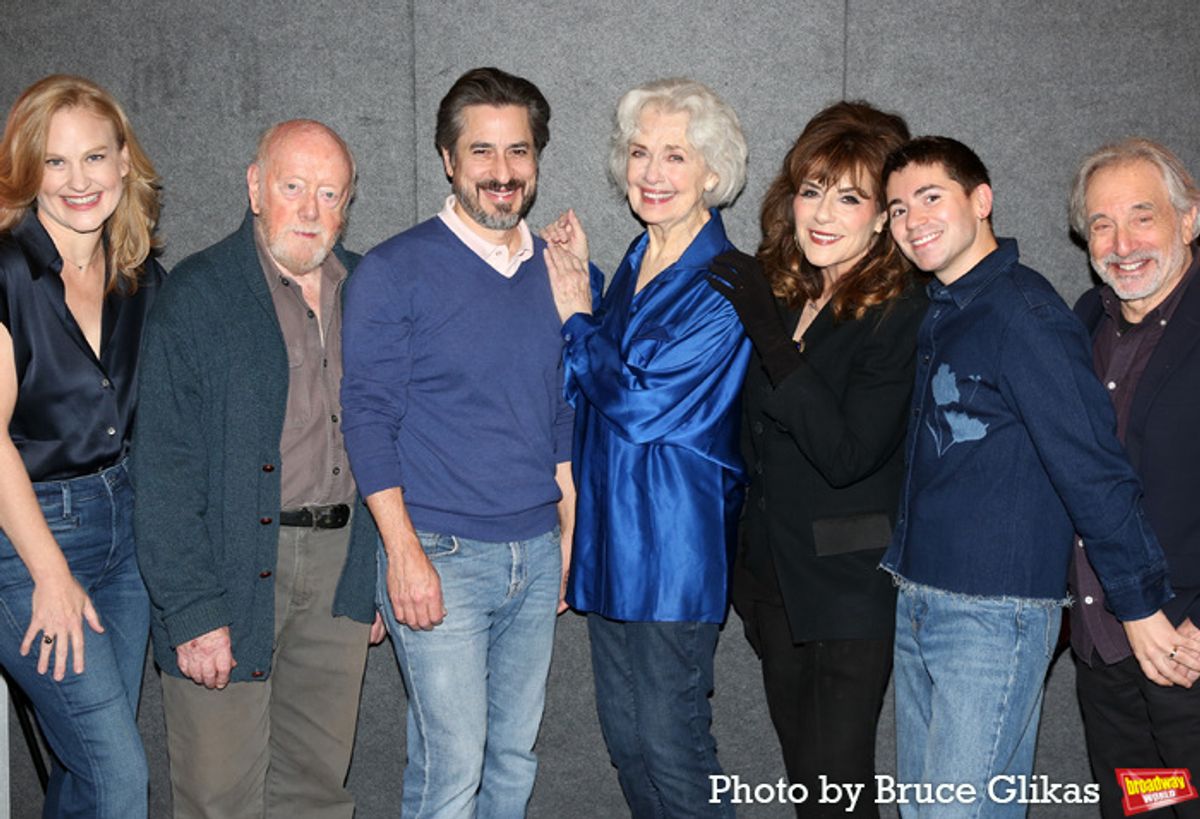 Heidi Armbruster, Peter Maloney, Matthew Saldivar, Mary Beth Peil, Caroline Aaron, Noah Galvin and Chip Zien at 