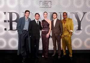 Ashton Kutcher, Anthony Ramos, Rebecca Hall, Evan Peters, and Jeremy Pope Photo