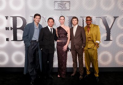 Ashton Kutcher, Anthony Ramos, Rebecca Hall, Evan Peters, and Jeremy Pope Photo
