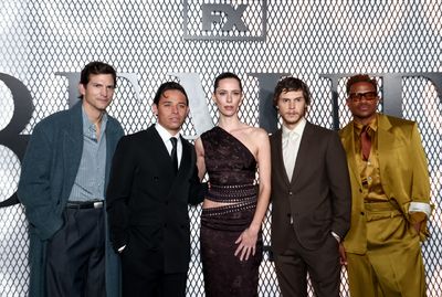 Ashton Kutcher, Anthony Ramos, Rebecca Hall, Evan Peters and Jeremy Pope  Photo