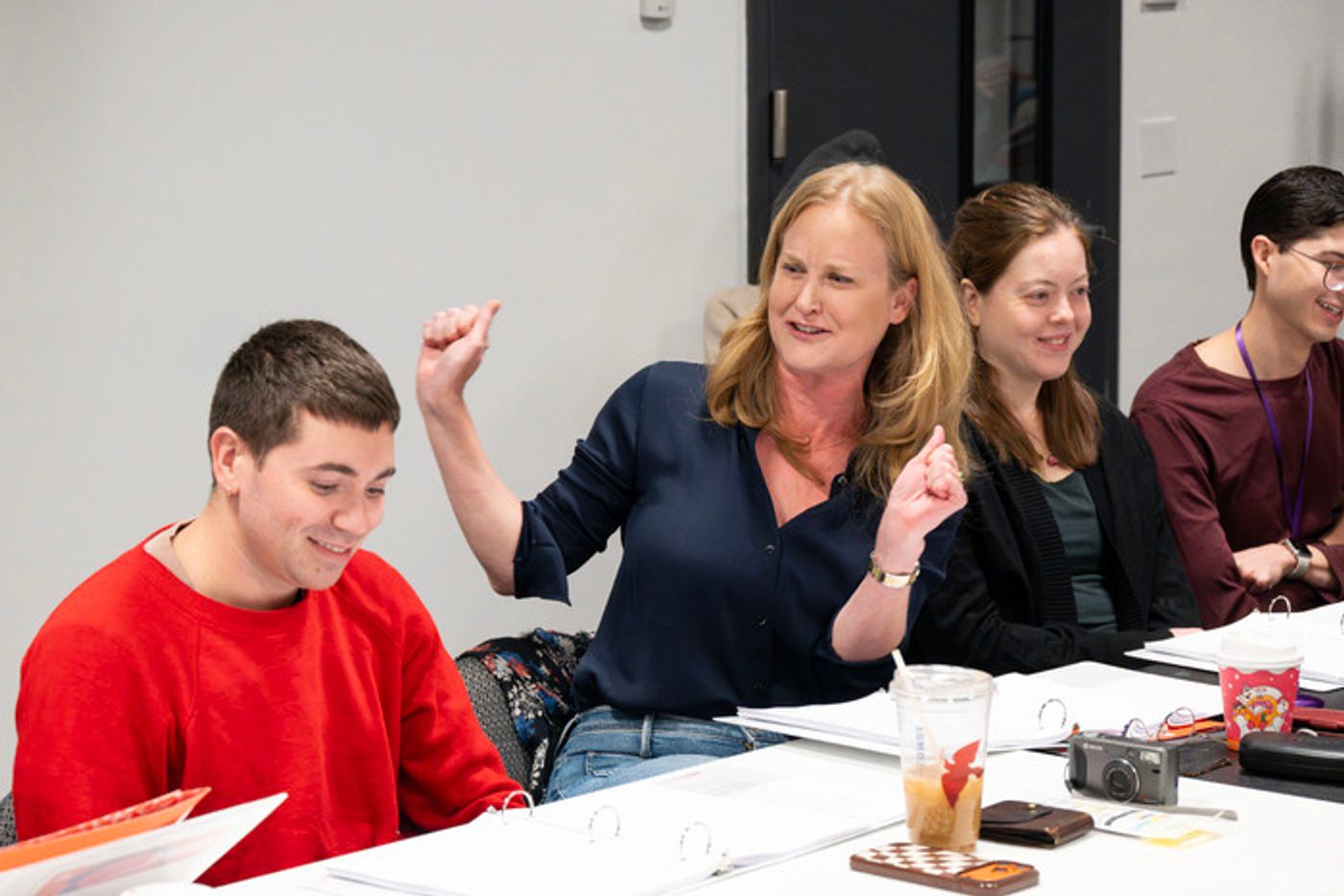 Photos: Noah Galvin, Caroline Aaron and More in THE RESERVOIR Rehearsals  Image