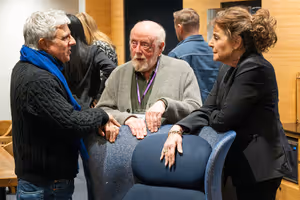 Neil Pepe, Peter Maloney, and Caroline Aaron Photo