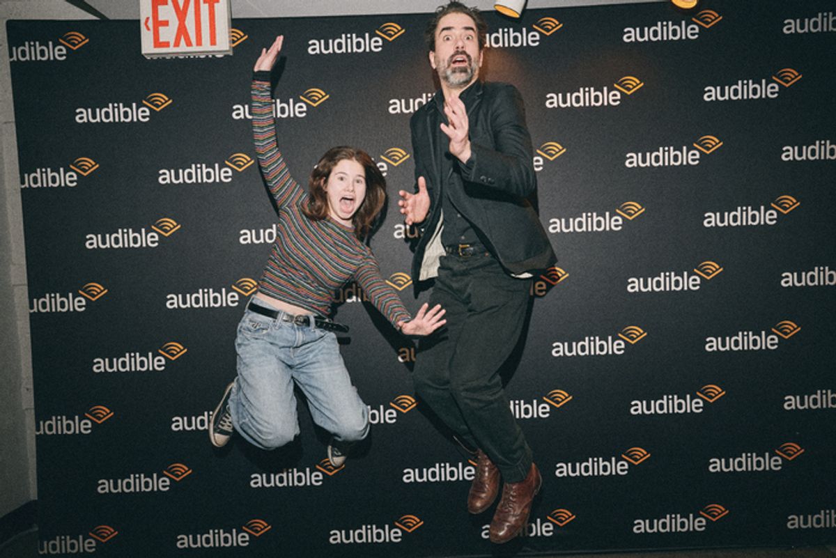 Anna Mirodin and Hamish Linklater at 