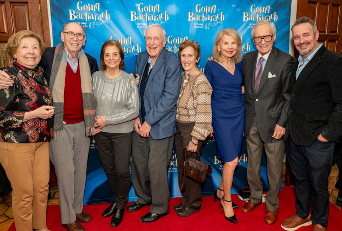 Lois Masteller, Leonard Fink, Nancy Fink, Andrew Benerofe, Froma Benerofe, Barbara Moss, Bruce Zenkel, David Masteller
 at 