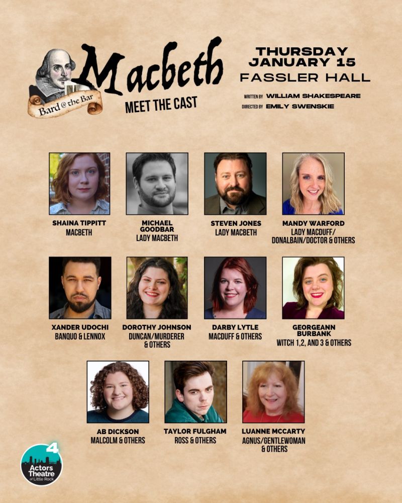 Review: BARD AT THE BAR - MACBETH at Actors Theatre Of Little Rock  Image