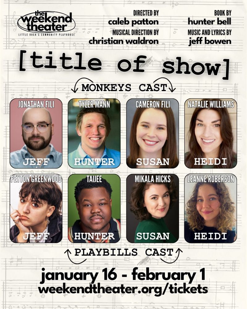 Review: [TITLE OF SHOW] at The Weekend Theater  Image