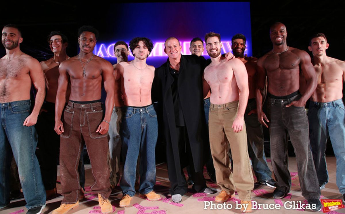 Channing Tatum and the cast of 'Magic Mike Live!'  at 