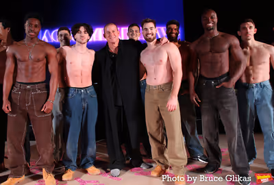 Channing Tatum and the cast of "Magic Mike Live!"  Photo