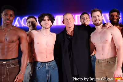 Channing Tatum and the cast of "Magic Mike Live!"  Photo