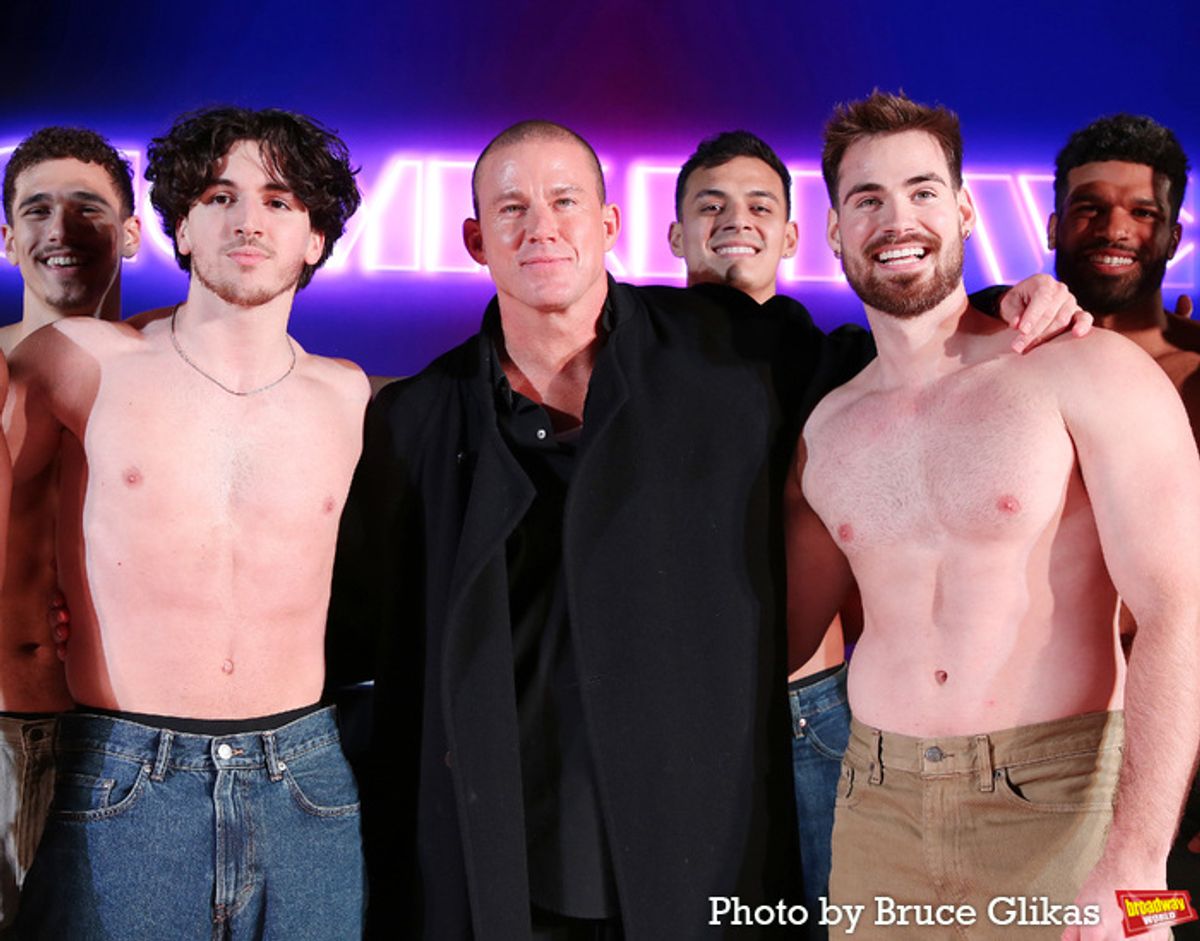 Channing Tatum and the cast of 'Magic Mike Live!'  at 