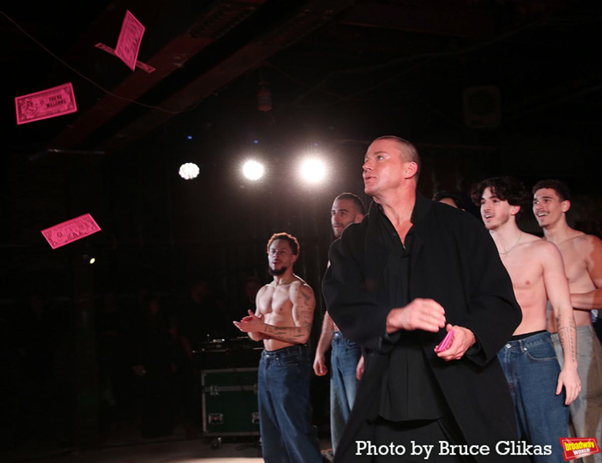 Channing Tatum and the cast of 'Magic Mike Live!'  at 